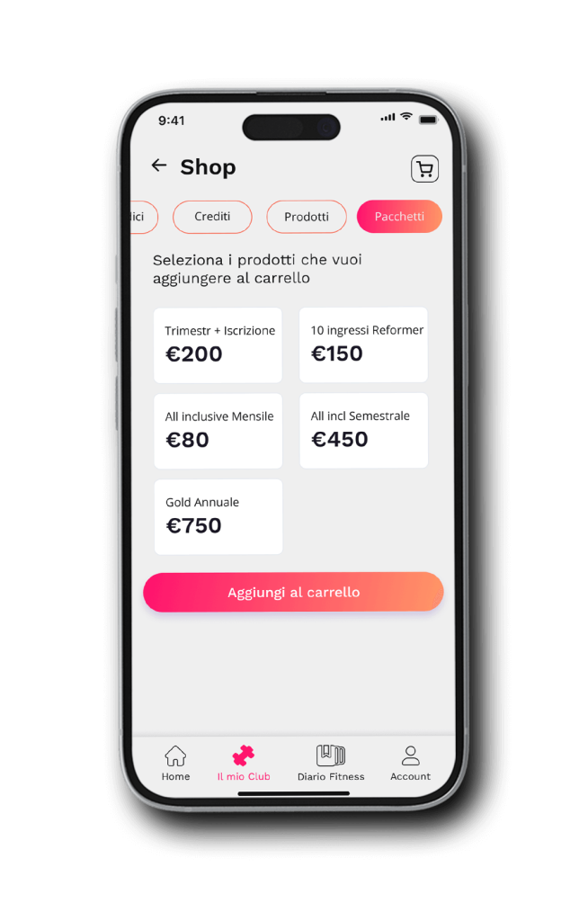 Shop servizi