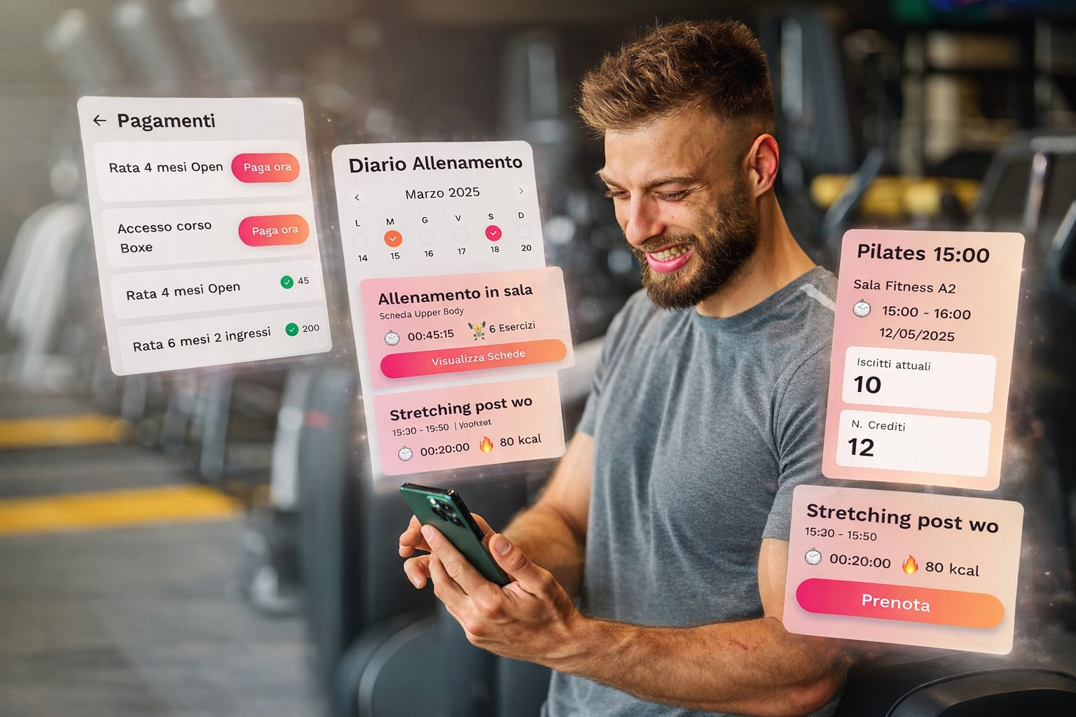 App prenotazione palestra: digitalizza per risparmiare tempo